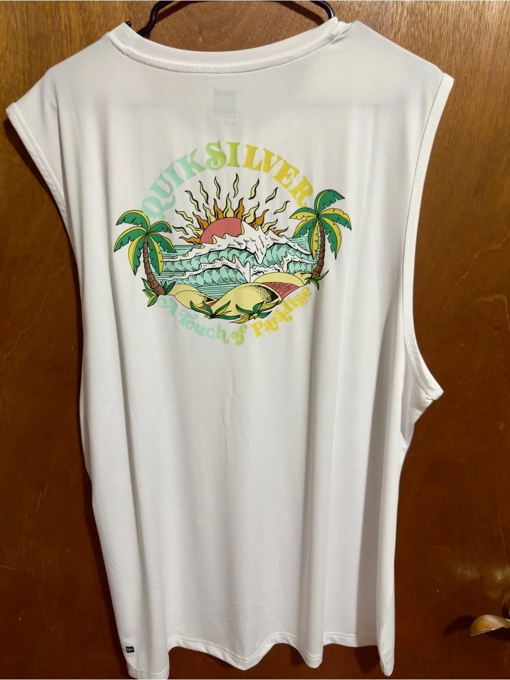 Quiksilver Sleeveless Rash Guard Swim Shirt